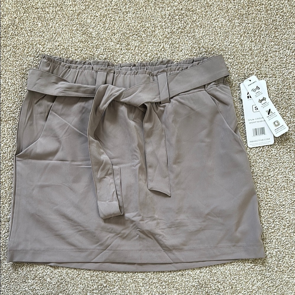 RBX Taupe Activewear Skirt